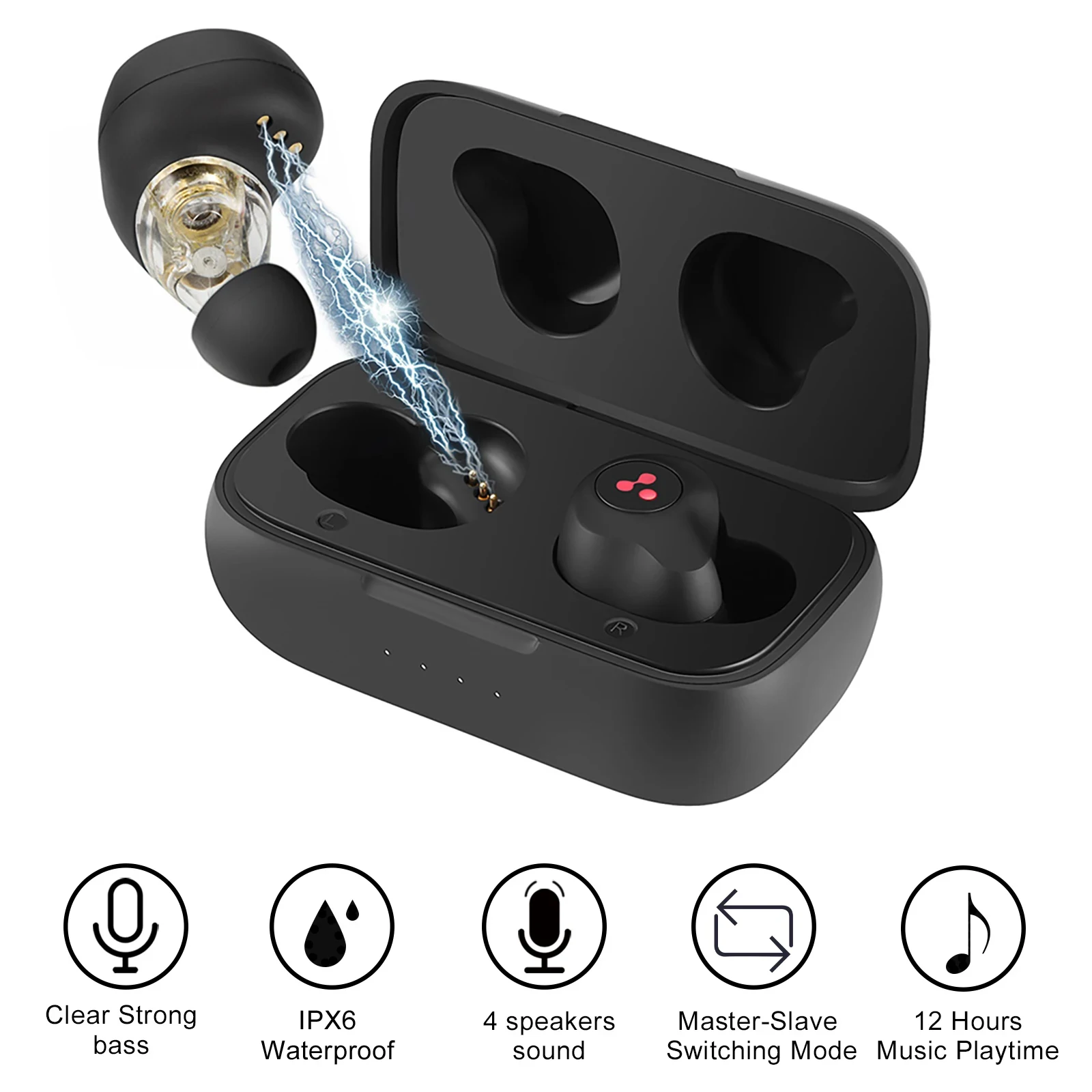 2026 Original S115 Plus ENC Earphones TWS True Wireless Stereo Earbuds 12 hours Bluetooth Headphones with Mic S115 plus Headset
