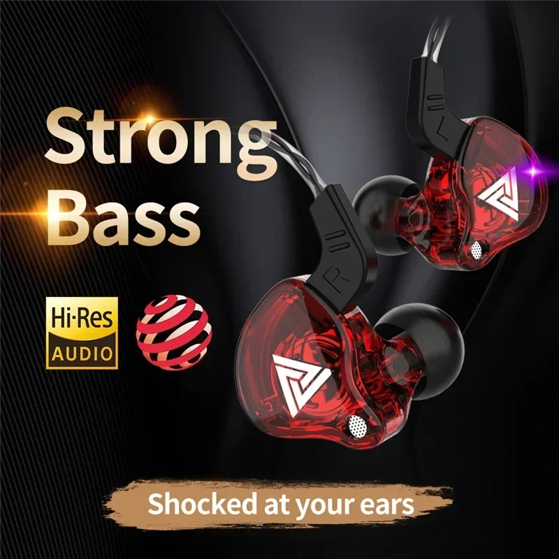 New QKZ AK6 In Ear Earphone 6 Dynamic Driver Unit Headphone With Mic Stereo Sports HIFI Subwoofer Headset Monitor Earbuds - Image 6
