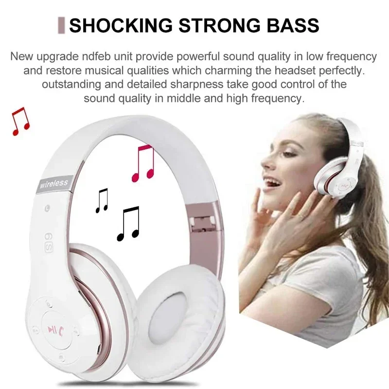 A6S Warrior Pro Wireless Gaming Headset, Foldable Over-Ear, Hi-Fi Stereo with Deep Bass, Mic & Volume Control, Low Latency Mode - Image 6