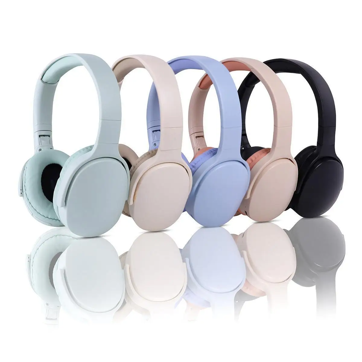 Fashion Bluetooth Wireless Headphones Over Ear Deep Bass Sports Stereo HiFi Long Battery Life Universal For All Devices - Image 3