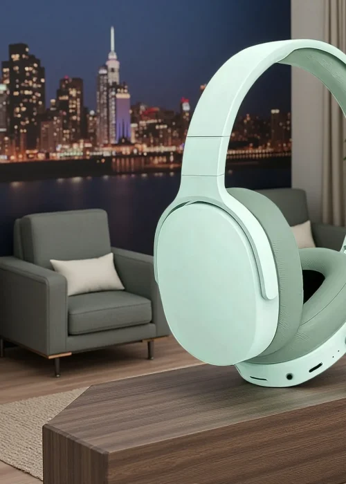 Fashion Bluetooth Wireless Headphones Over Ear Deep Bass Sports Stereo HiFi Long Battery Life Universal For All Devices