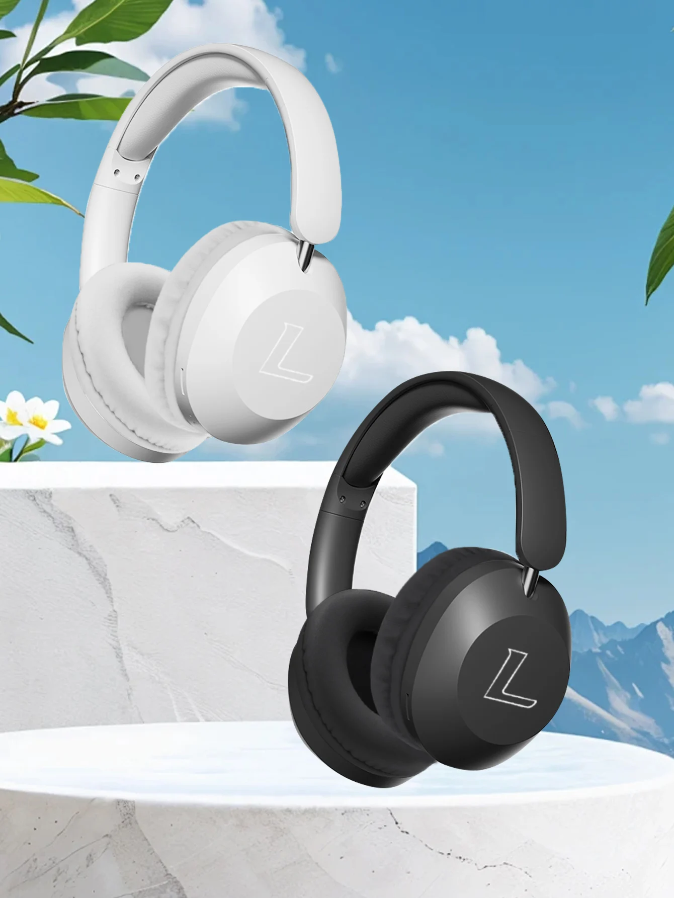 Over-ear Bluetooth headphones, high-quality wireless calls, long-life sports, gaming and music listening Bluetooth headphones - Image 3
