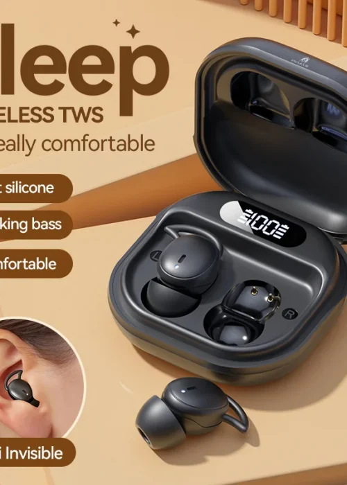 INMAS M72 Sleeping Earbuds Mini Wireless Bluetooth Headphone Comfortable Invisible Earphone Touch Control In Ear Headset
