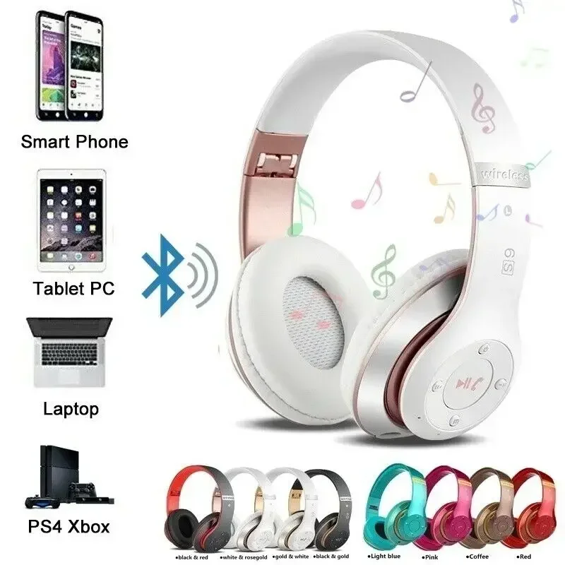 A6S Warrior Pro Wireless Gaming Headset, Foldable Over-Ear, Hi-Fi Stereo with Deep Bass, Mic & Volume Control, Low Latency Mode - Image 3