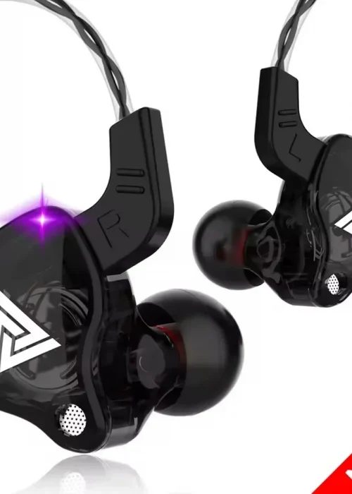 New QKZ AK6 In Ear Earphone 6 Dynamic Driver Unit Headphone With Mic Stereo Sports HIFI Subwoofer Headset Monitor Earbuds