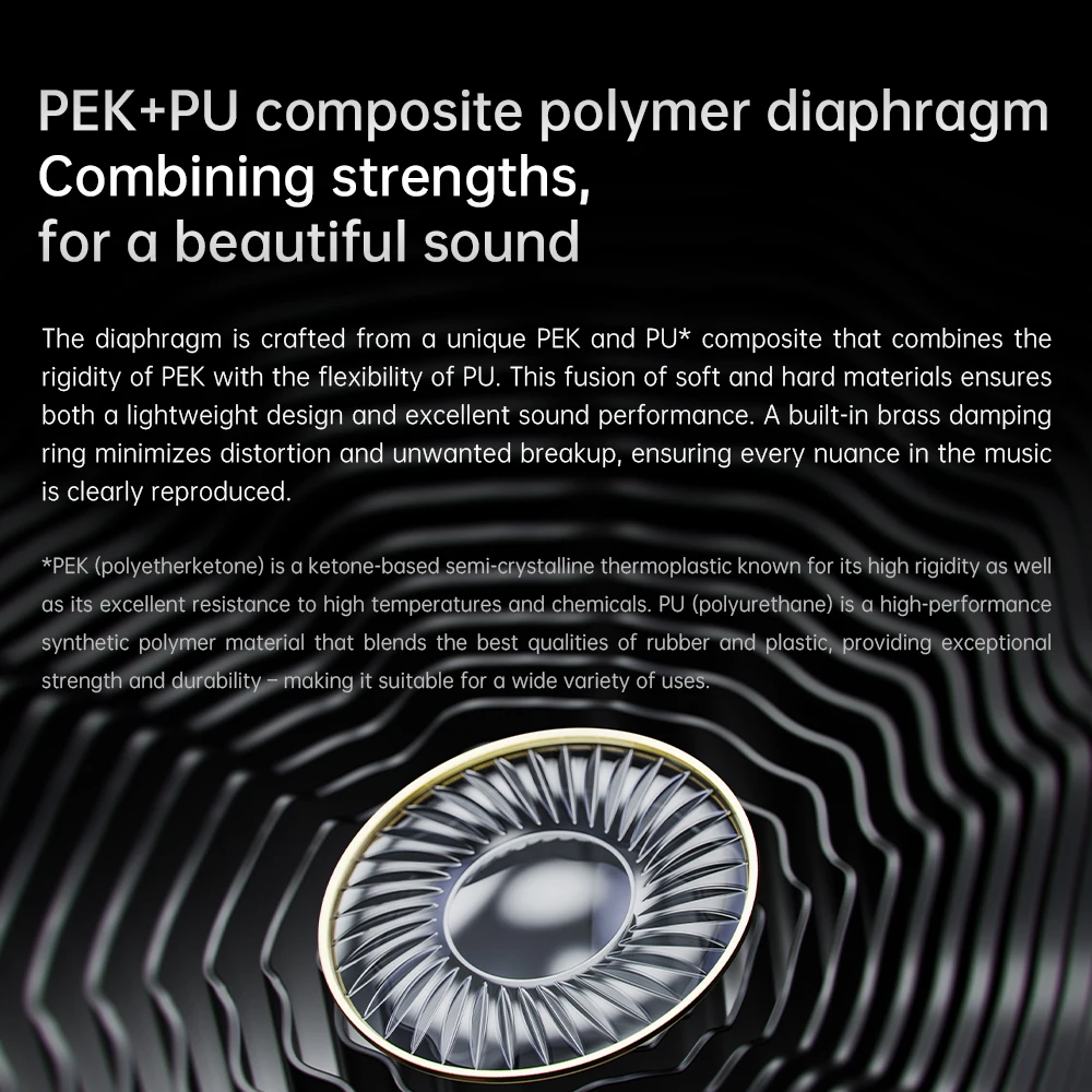FiiO JT3 Over-Ear Open-Back Headphones, 50mm Dynamic Driver, PEK+PU Composite Diaphragm, Detachable 3.5mm Cable with Mic - Image 3