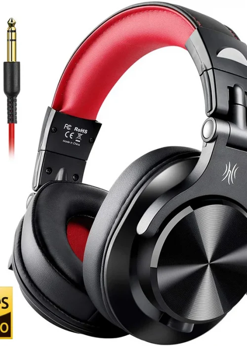 Oneodio Wired Over Ear Headphone With Mic Studio DJ Headphones Professional Monitor Recording & Mixing Headset For Gaming